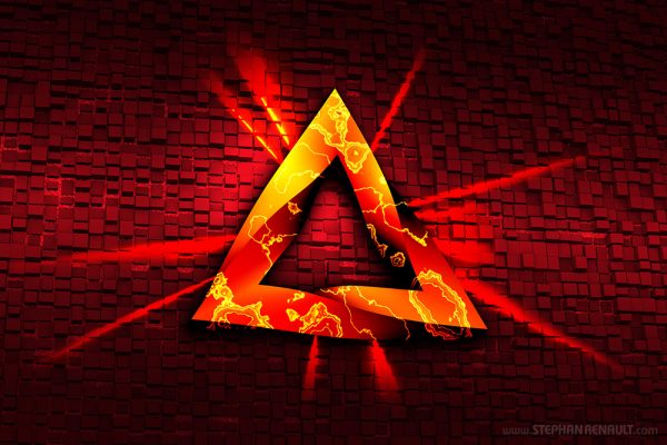 Metaphysical Triangle Red